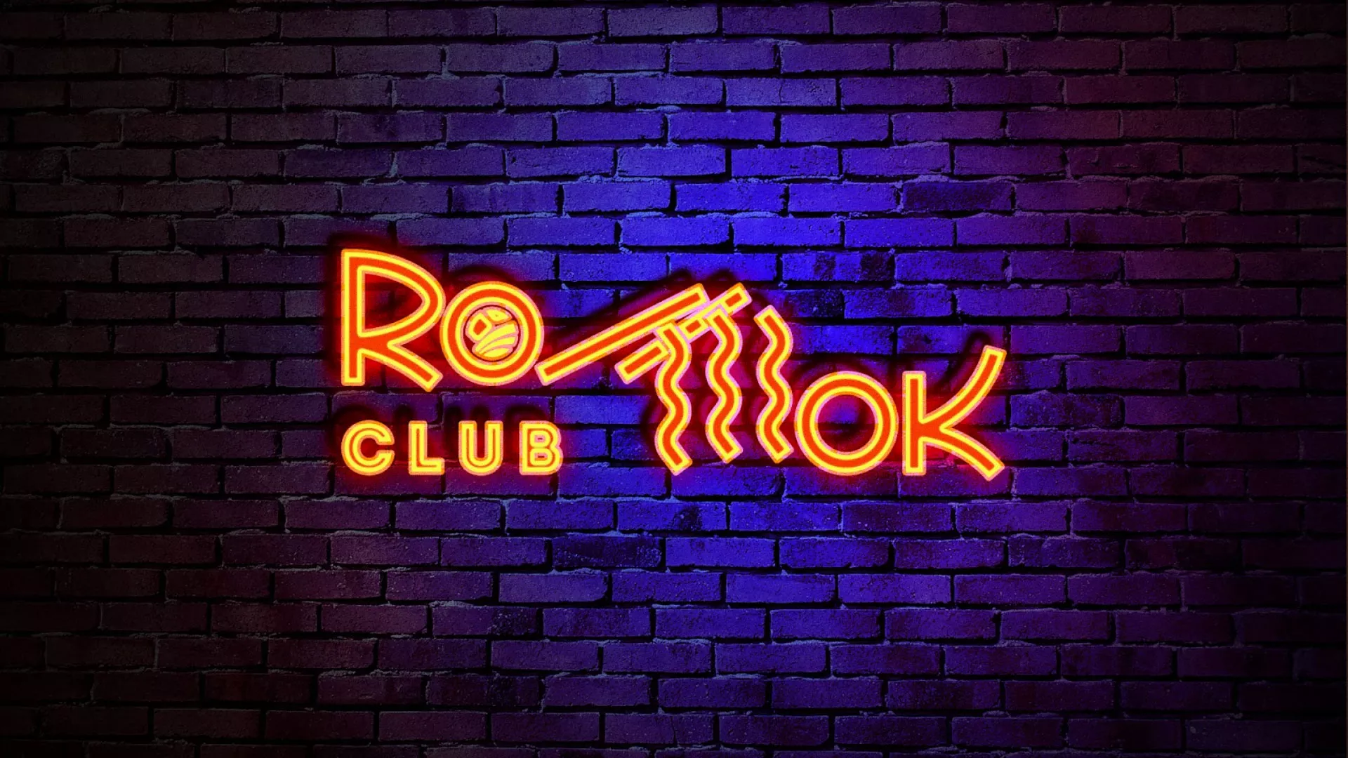 Разработка интерьерной вывески суши-бара «Roll Wok Club» в Березниках